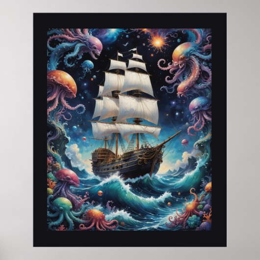Ocean Ship Life Poster (Vorne)