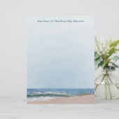 Ocean Shore Beach Letterhead Stationierung (Stehend Vorderseite)