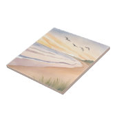 Ocean Shore | Bright Airy Watercolor Painting Fliese (Seite)