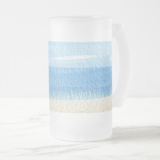 Ocean Shore Mattglas Bierglas (VorderseiteRechts)
