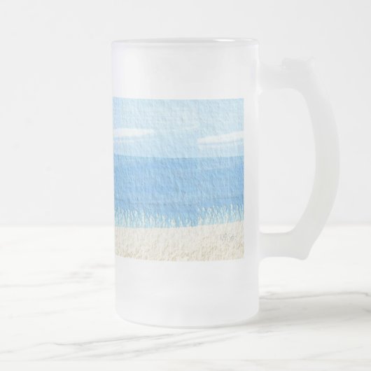 Ocean Shore Mattglas Bierglas (Rechts)