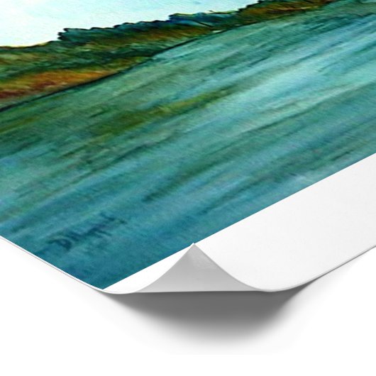 Ocean Shore Poster (Ecke)