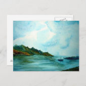 Ocean Shore Postkarte (Vorne/Hinten)