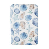 Ocean Shore Seashell Badematte (Vorderseite Vertikal)
