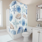 Ocean Shore Seashell Duschvorhang (Beispiel)