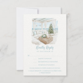 Ocean Shore | Strand | Bitte beantworten | Optione RSVP Karte