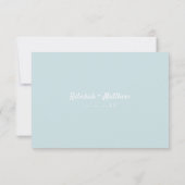 Ocean Shore | Strand | Bitte beantworten | Optione RSVP Karte (Rückseite)