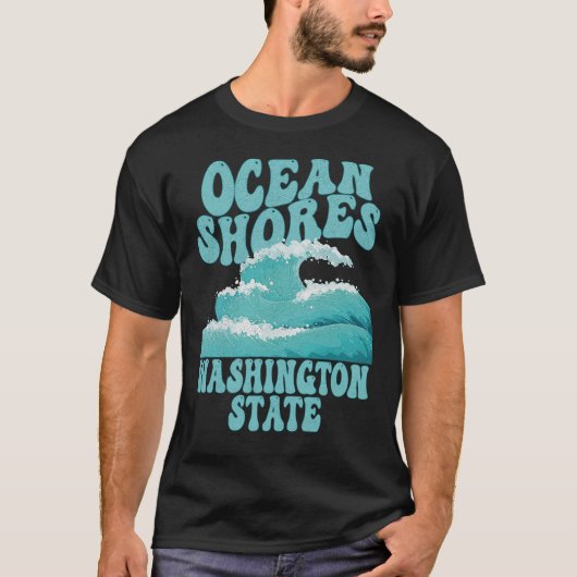 Ocean Shores Washington T-Shirt (Vorderseite)
