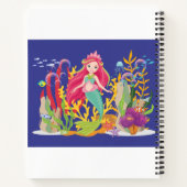 Ocean Siren: Langes rotes Haar Notizblock (Rückseite)