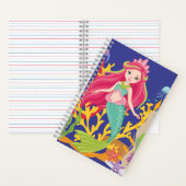 Ocean Siren: Langes rotes Haar Notizblock (Innen)