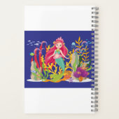 Ocean Siren: Langes rotes Haar Notizblock (Rückseite)