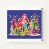 Ocean Siren: Langes rotes Haar Notizblock (Rückseite)