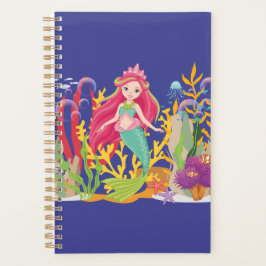 Ocean Siren: Langes rotes Haar Planer