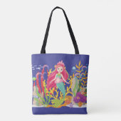 Ocean Siren: Langes rotes Haar Tasche (Rückseite)