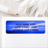 Ocean Sky Address Labels (Insitu)