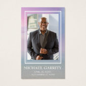 Ocean Sky Fotograf Beerdigungskarte (Vorderseite)