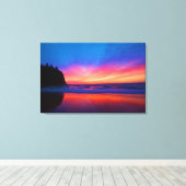 Ocean Sky Scape Ölgemälde gedruckt Leinwanddruck (Insitu (Holzboden))