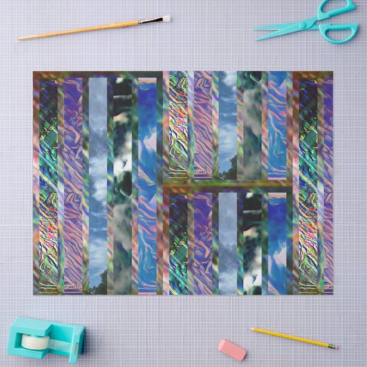 #OCEAN&SKY #THESURFINGMERMAID @ MAGHIE.ORG SEIDENPAPIER (Basteln)