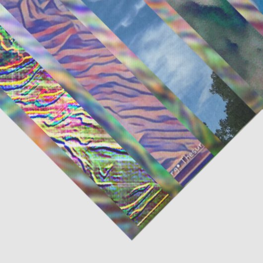 #OCEAN&SKY #THESURFINGMERMAID @ MAGHIE.ORG SEIDENPAPIER (Detail)