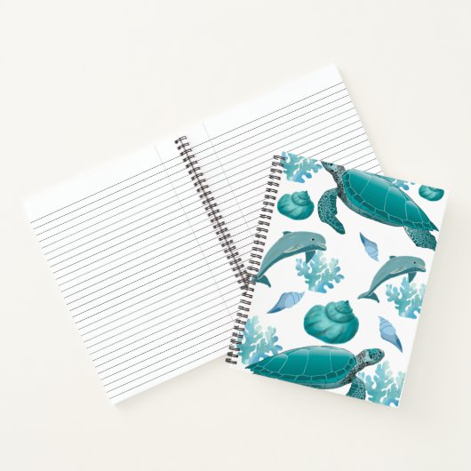 Ocean Soul Notebook | Beach-Inspired Aesthetic Notizblock (Innenseite)
