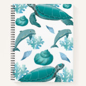 Ocean Soul Notebook | Beach-Inspired Aesthetic Notizblock (Vorderseite)