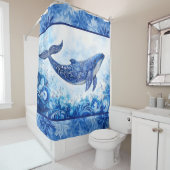 Ocean Spirit Blue Frost Duschvorhang (Beispiel)