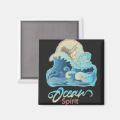 Ocean Spirit Magnet (Vorderseite/Rückseite)
