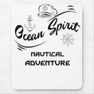 Ocean Spirit Nautic Adventure Mouse Pad Mousepad