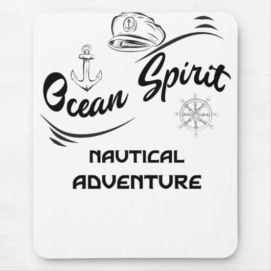 Ocean Spirit Nautic Adventure Mouse Pad Mousepad (Vorne)