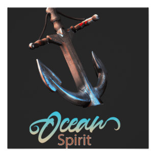 Ocean Spirit Sign Poster