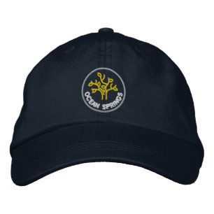 Ocean Springs Bestickte Baseballkappe