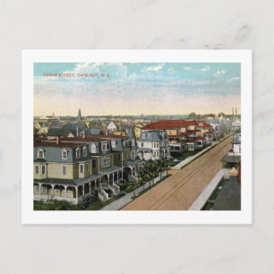 Ocean St., Cape May, New Jersey Vintage Postkarte