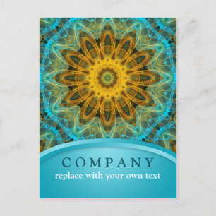 Ocean Star Mandala Postkarte
