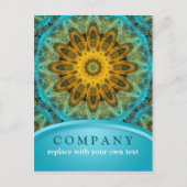 Ocean Star Mandala Postkarte (Vorderseite)