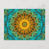 Ocean Star Mandala Postkarte (Vorderseite)