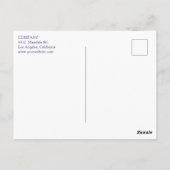 Ocean Star Mandala Postkarte (Rückseite)