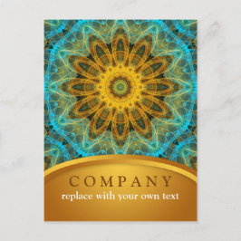 Ocean Star Mandala Postkarte