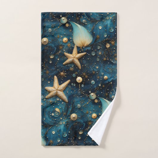 Ocean Starfish Muster Badezimmer Handtuch Set (Handtuch)