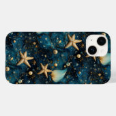 Ocean Starfish Muster iPhone 14 Fall Case-Mate iPhone Hülle (Rückseite (Horizontal))