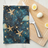 Ocean Starfish Muster Küchentücher (Viertel Falte)