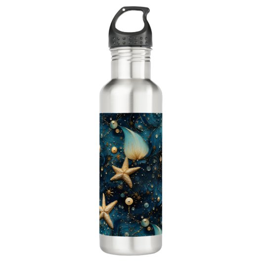 Ocean Starfish Muster Wasserflasche Edelstahlflasche (Vorderseite)