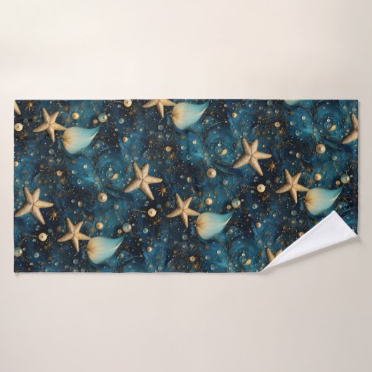 Ocean Starfish Pattern Badetuch Badehandtuch (Badehandtuch)
