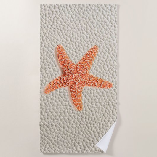 Ocean Starfish Strandtuch (Vorderseite)