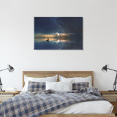 Ocean Starry Sky Leinwanddruck (Insitu (Schlafzimmer))