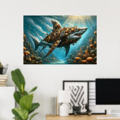 Ocean Steampunk Poster (Heimbüro)