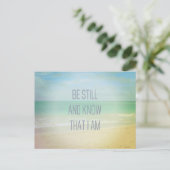 Ocean still und wissen, dass ich Postcard bin Postkarte (Stehend Vorderseite)