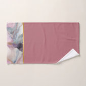 OCEAN STORM MARBLE DUSTY PINK BADEZIMMER TOWEL SET (Handtuch)