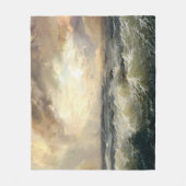 Ocean Storm Waves Fleece Blanket (Vorderseite)