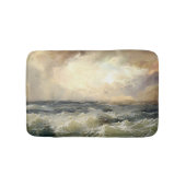 Ocean Storm Waves Fleece Blanket Badematte (Vorderseite)
