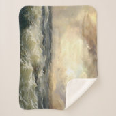 Ocean Storm Waves Fleece Blanket Sherpadecke (Vorderseite)